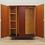Teak Kleiderschrank 1960er Jahre Grau Braun 2