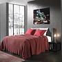 Plaid Ica Decke Baumwolle Braun 2