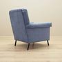 Poltrona con braccioli blu anni '70 6