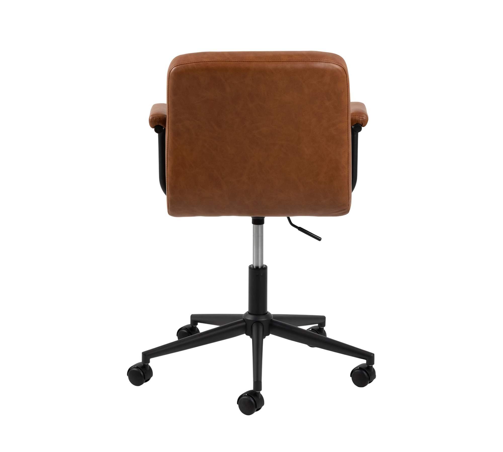 Bürostuhl Kunstleder Vintage Cognac 4