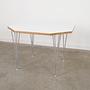 White table, Danish design, 1980s, manufactured i 1