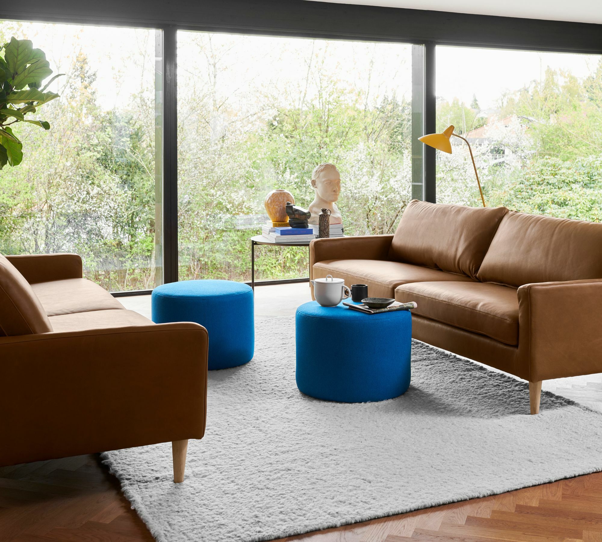 Astha Sofa 3-Sitzer Leder Bronze 3