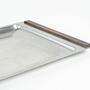 Stainless steel tray 1970s 2