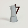 Vintage Espressomaschine Aluminium Silber 1