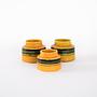 Ceramic Vases Set 3-piece Yellow 2