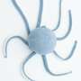 Oktopus Maxi Plüschtier Baumwolle Blau 7