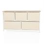 FOLDAR Cassettiera con 5 scomparti Beige 9