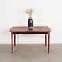 Walnut table Brown 1970s 2