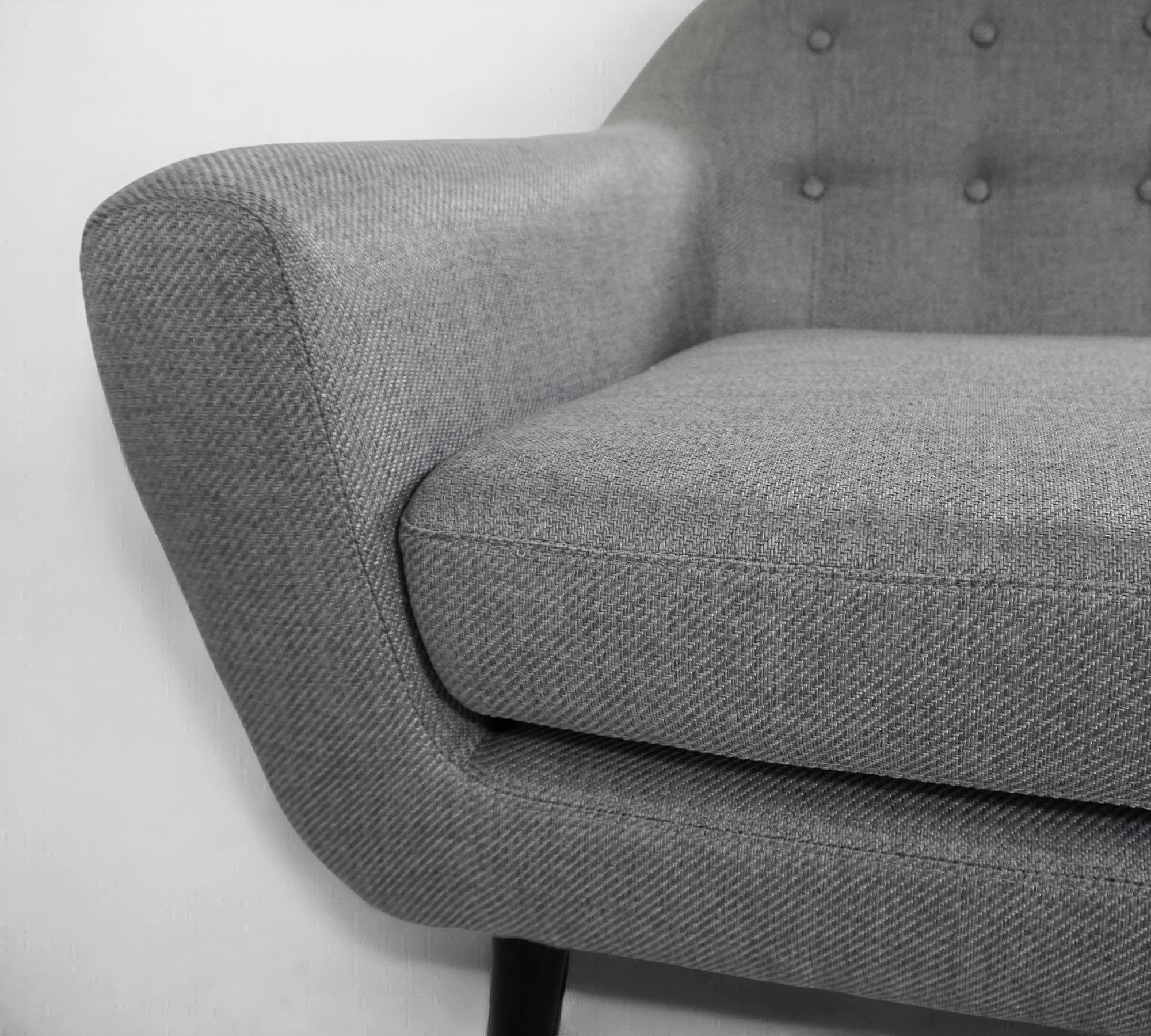 Ritchie Sofa 3-seater Chesterfield-style Pearl Grey 4