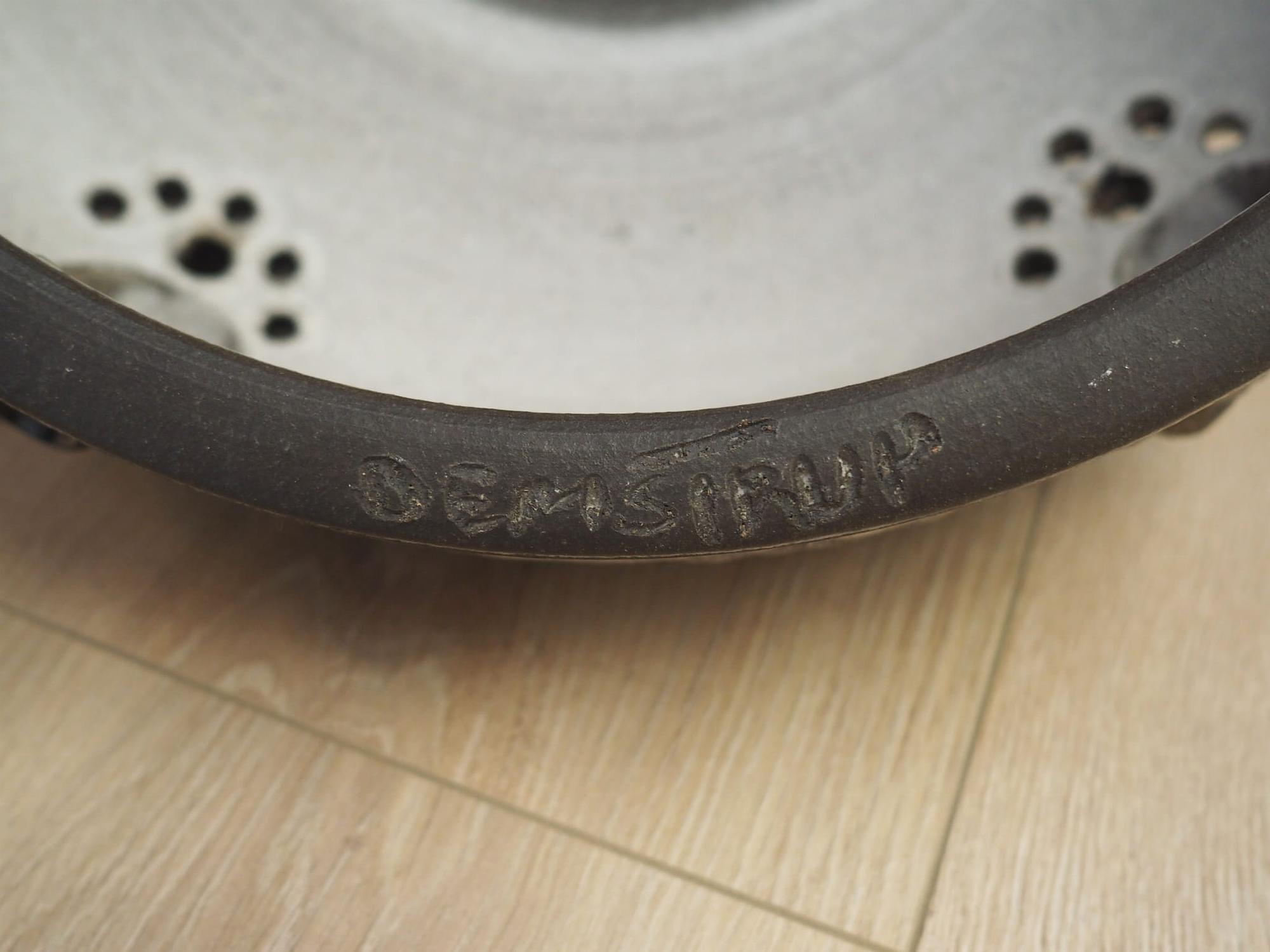 Vintage Pendelleuchte Keramik Grau 1960er Jahre 12