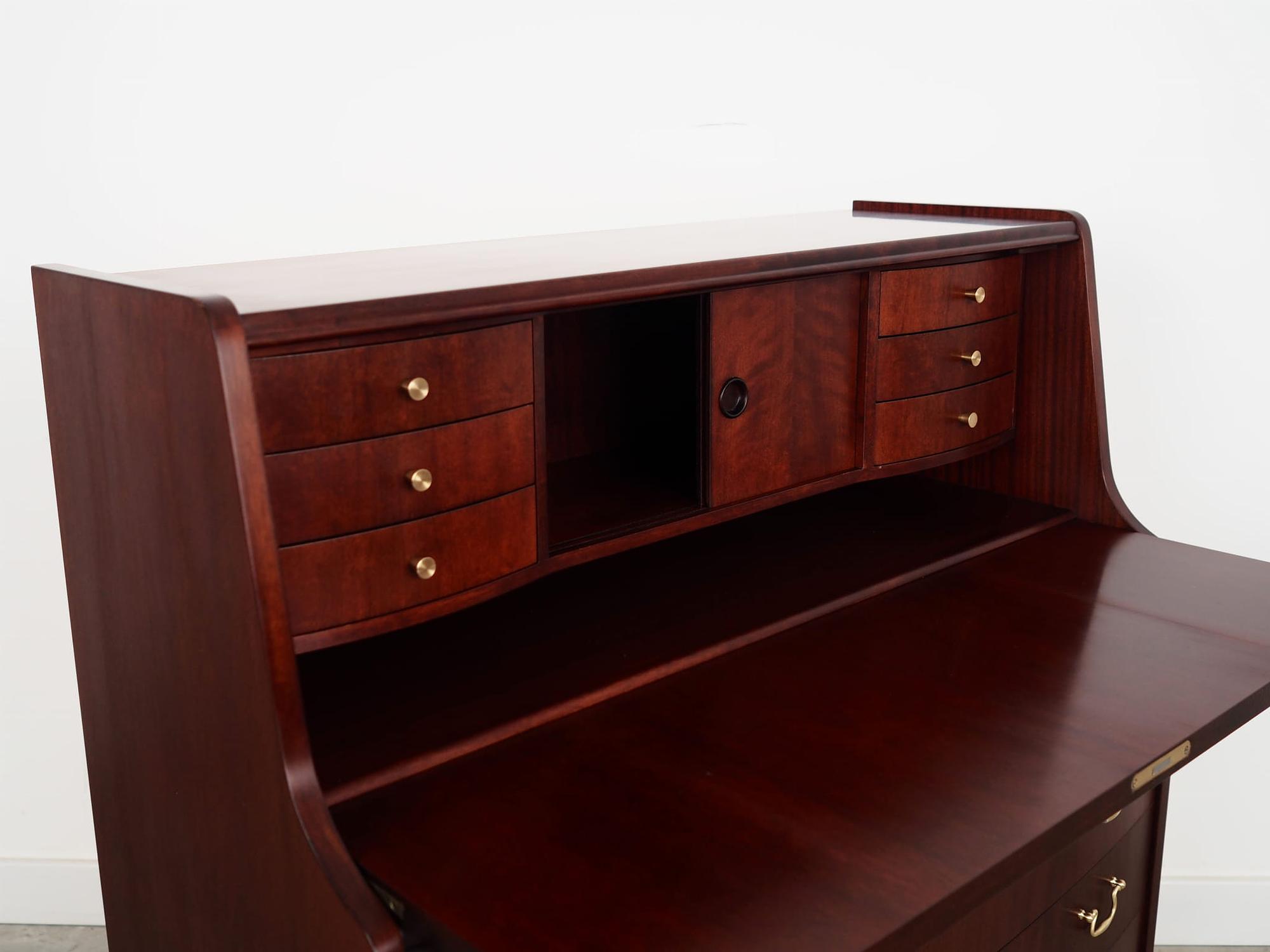 Mahogany secretary 1970 Jahre 10