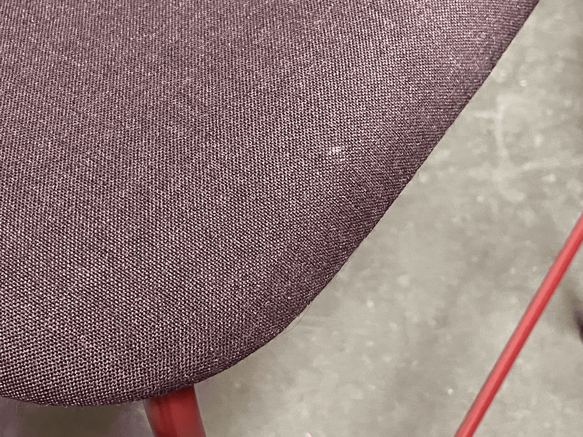 2x Soft Edge 90 Barhocker Stahl Textil Rot 6
