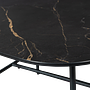 Vajen Couchtisch Marmoroptik Schwarz 7