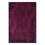 Fine Lines Short pile rug Blended fabric Berry 50 x 80 cm 1