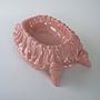 Ceramic bowl Red 1970s 5