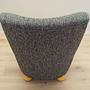 Armlehnsessel Textil Grau 12