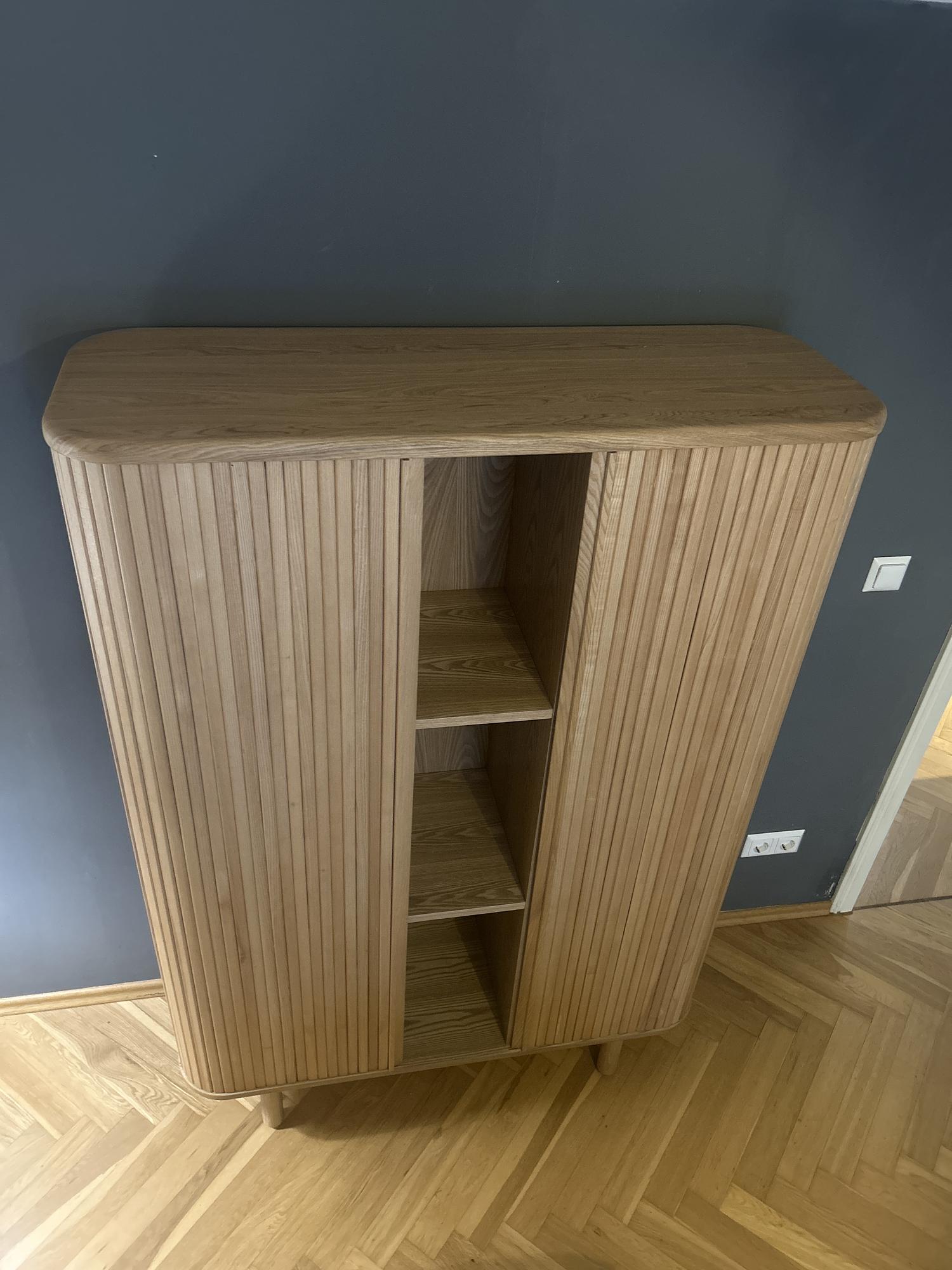 Mailen Highboard Holz Hellbraun 6