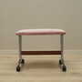 Vintage footstool Textile Wood Pink 1960s 2