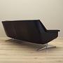 Sofa Leder Braun 1970er Jahre 4
