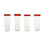 Set of four glasses 1970s 0