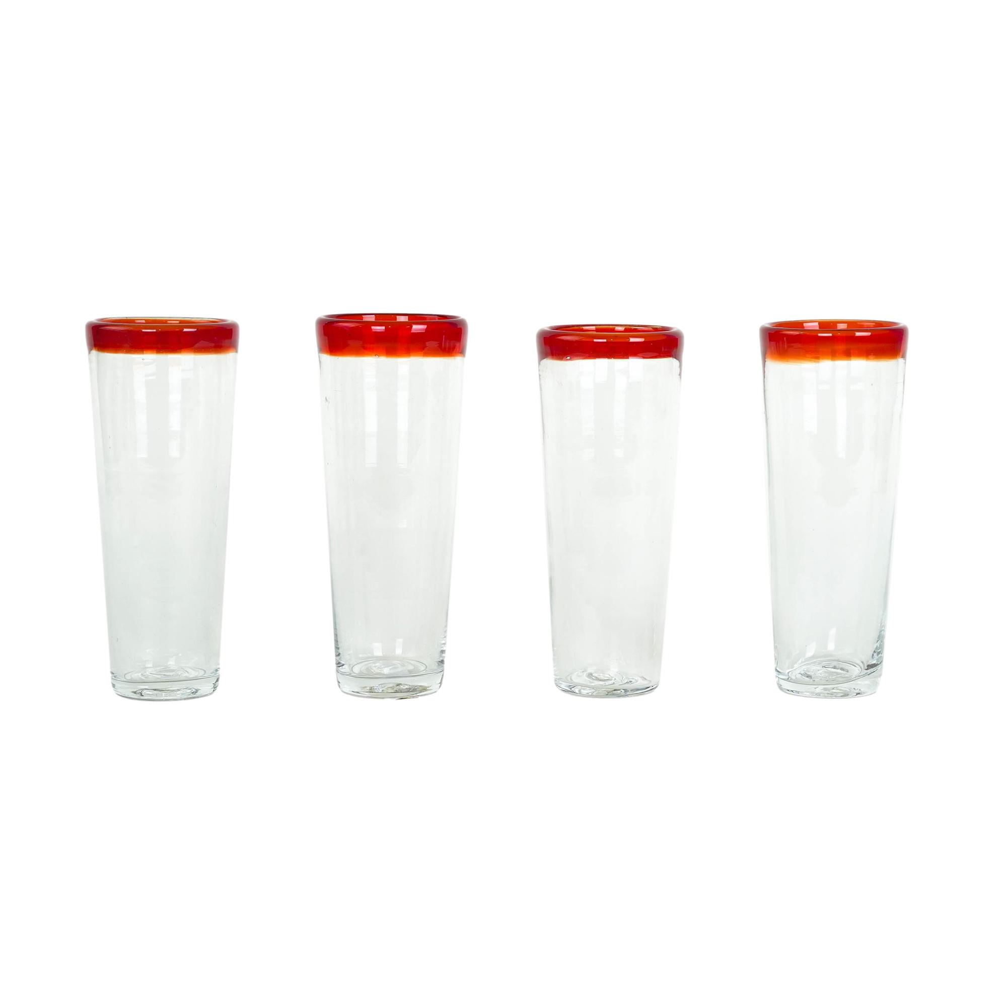 Set of four glasses 1970s 0
