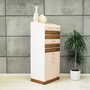 Vintage dresser Teak wood Light pink 1970s 2