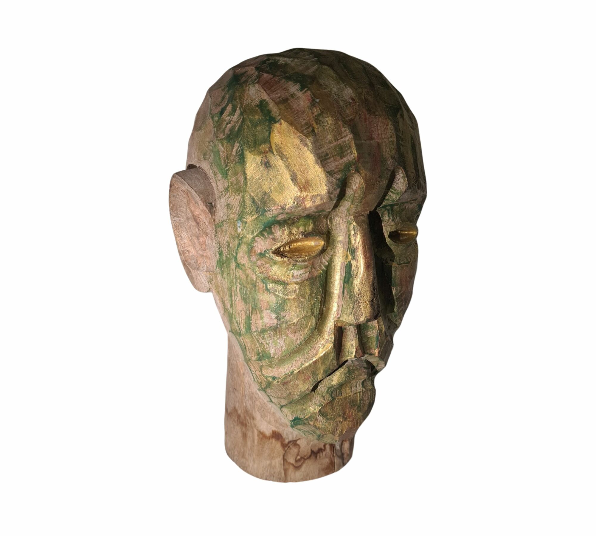 Jackson bust Mango wood Natural 3