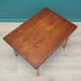 Vintage Coffee Table Wood Metal Brown 1970s 6