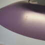 Vintage Pendant Lamp Metal Violet 1970s 8
