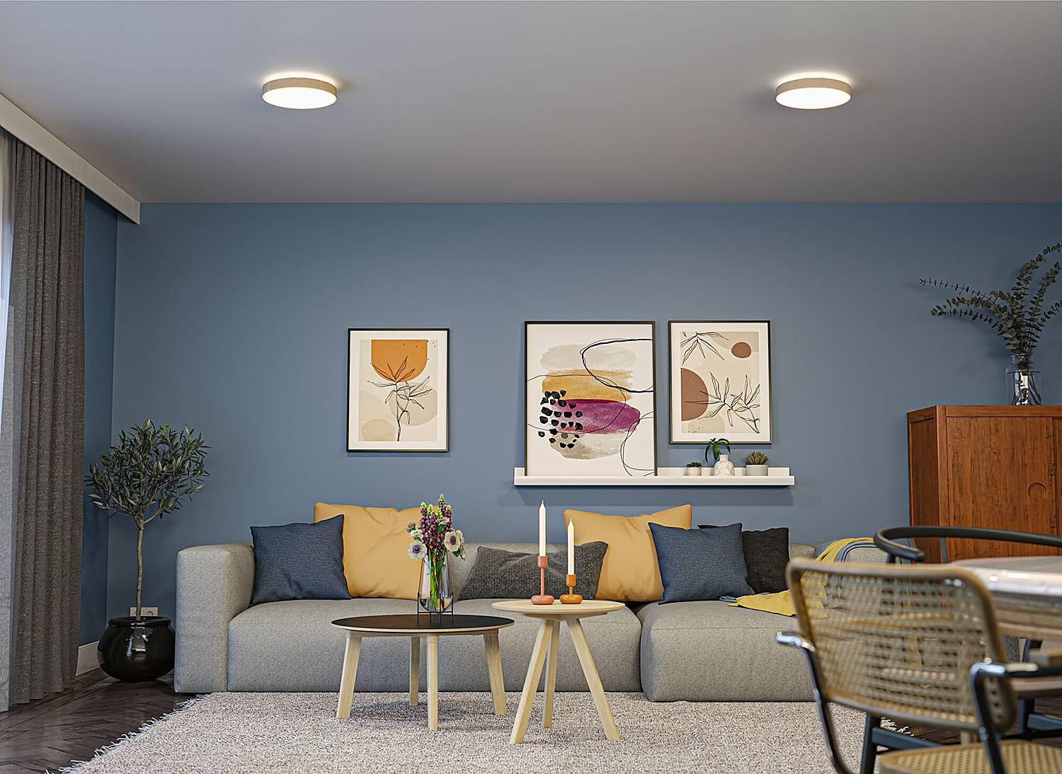 Cosara Typ B LED-Deckenleuchte Kunststoff Beige 2