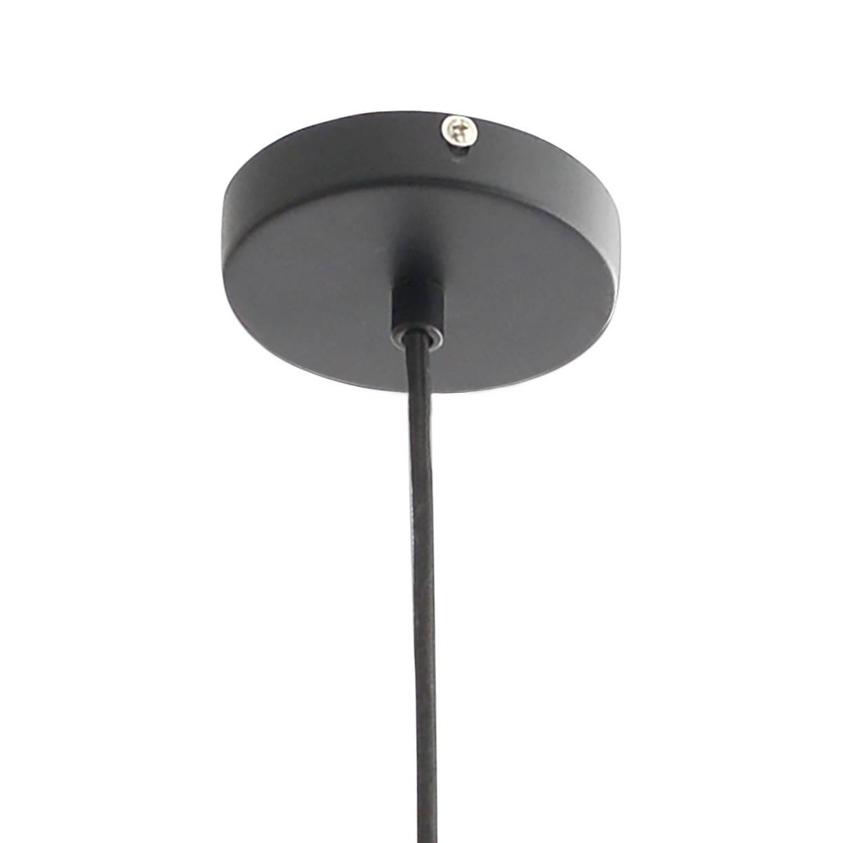 Pendant lamp Agra Stainless steel Black 2
