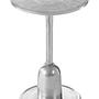 Halle Runder Beistelltisch Aluminium Silber 1