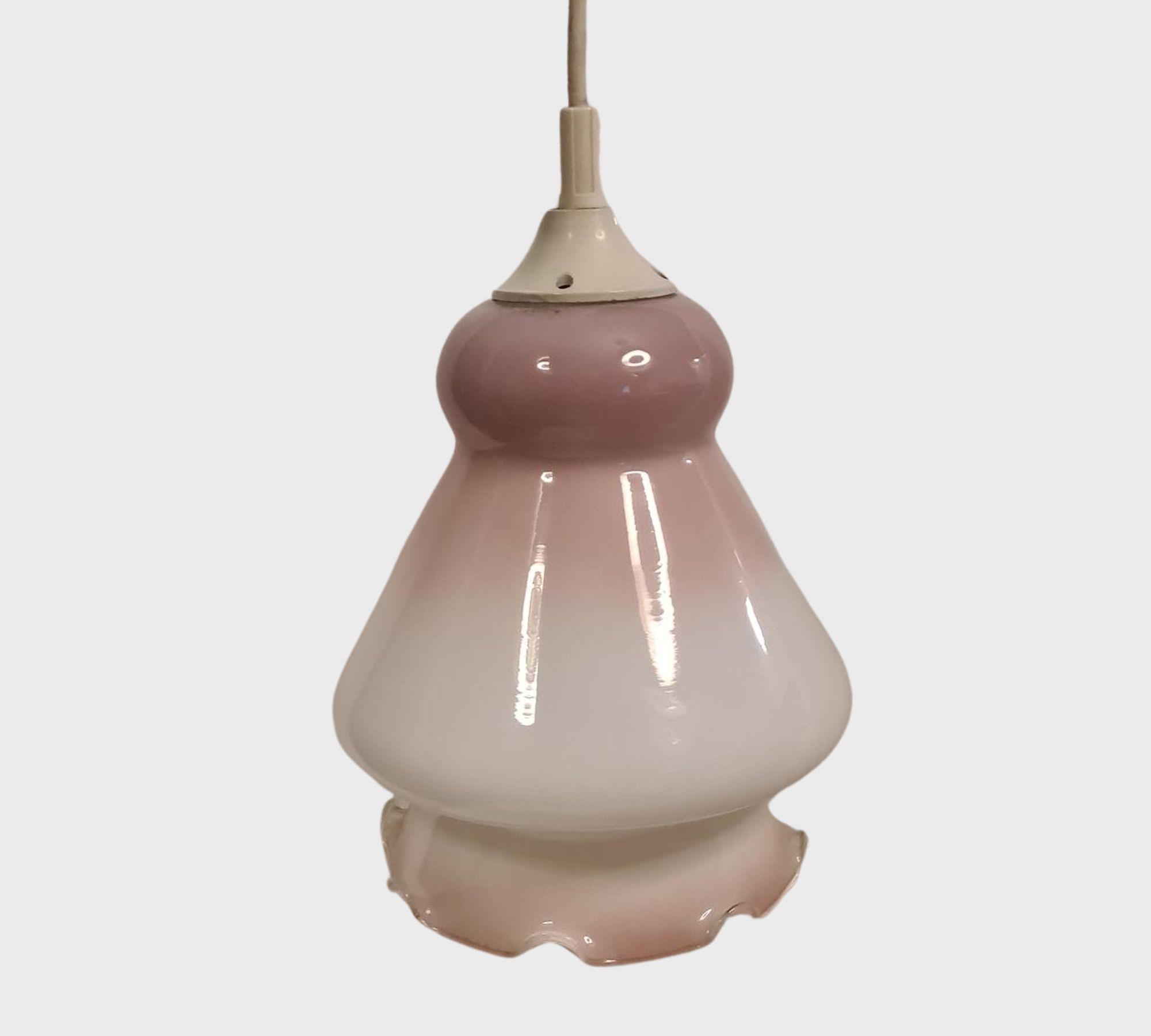 Pendant light Glass Pink 3