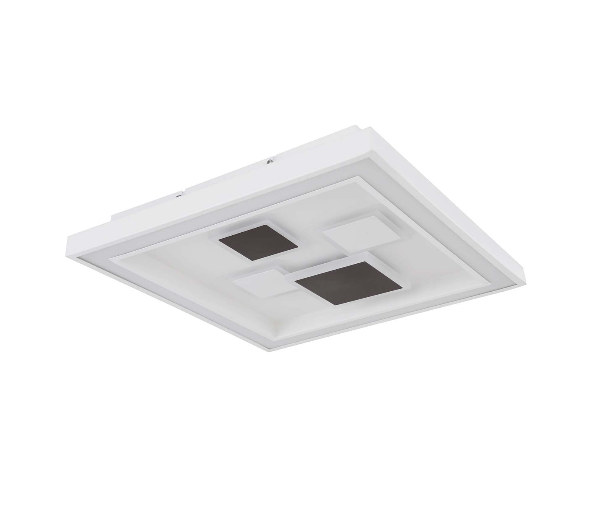 LED Deckenleuchte 2-flammig Acrylglas Metall lackiert 0
