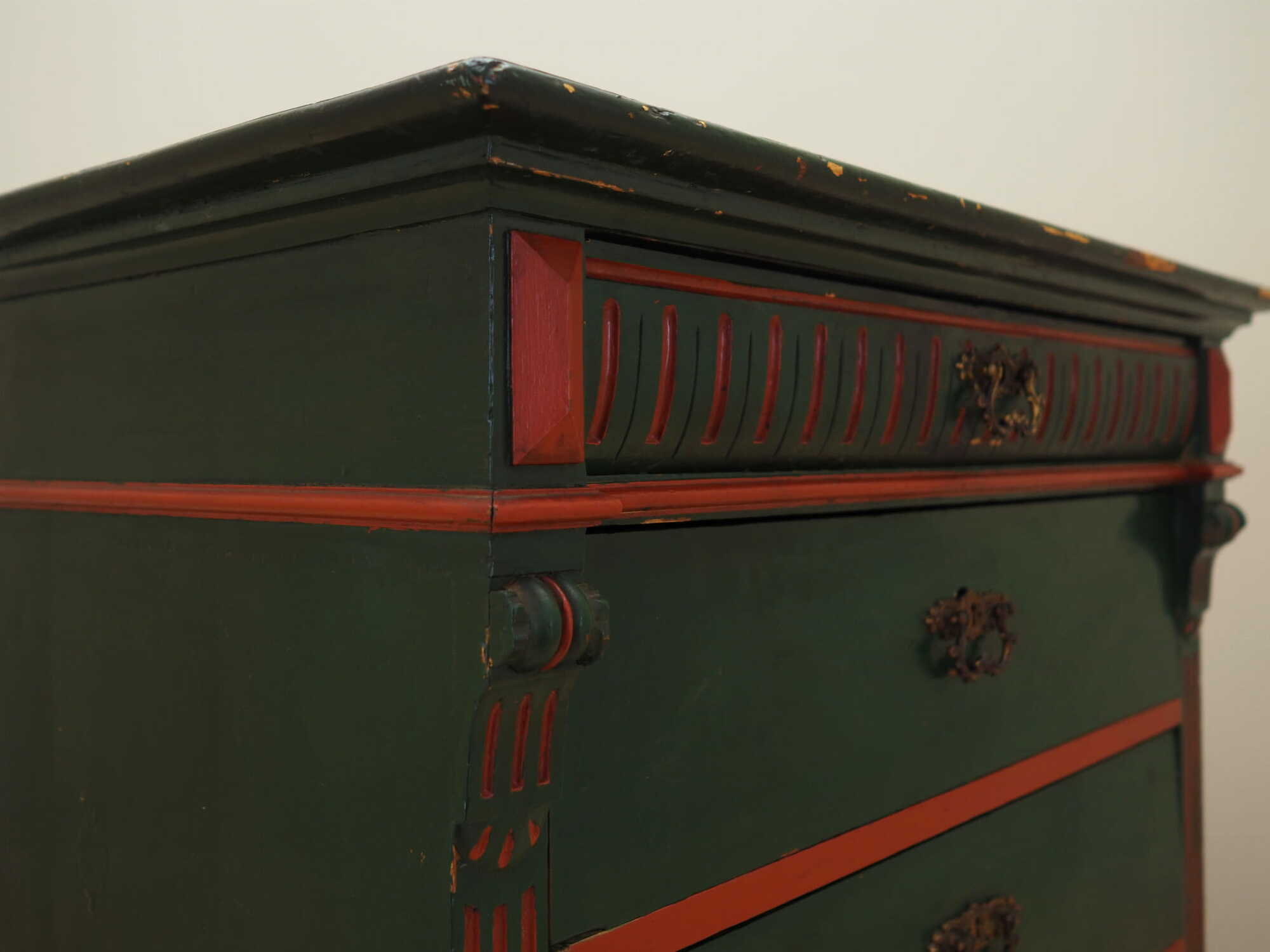 Chest of drawers Wood Green 1950s 9