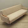 Vintage Sofa Textil Holz Beige 1970er Jahre 5