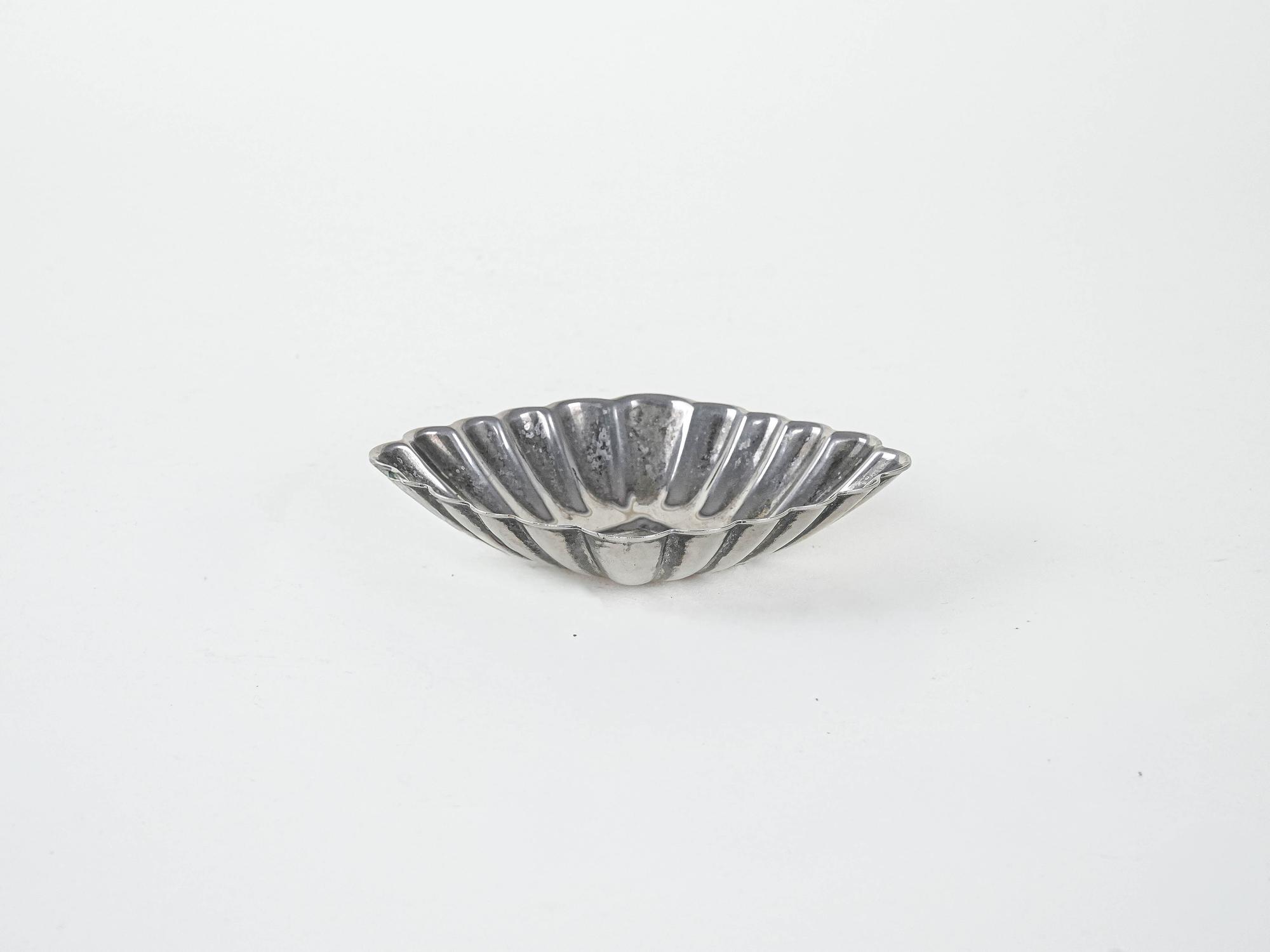 Metallplatte Silber 1