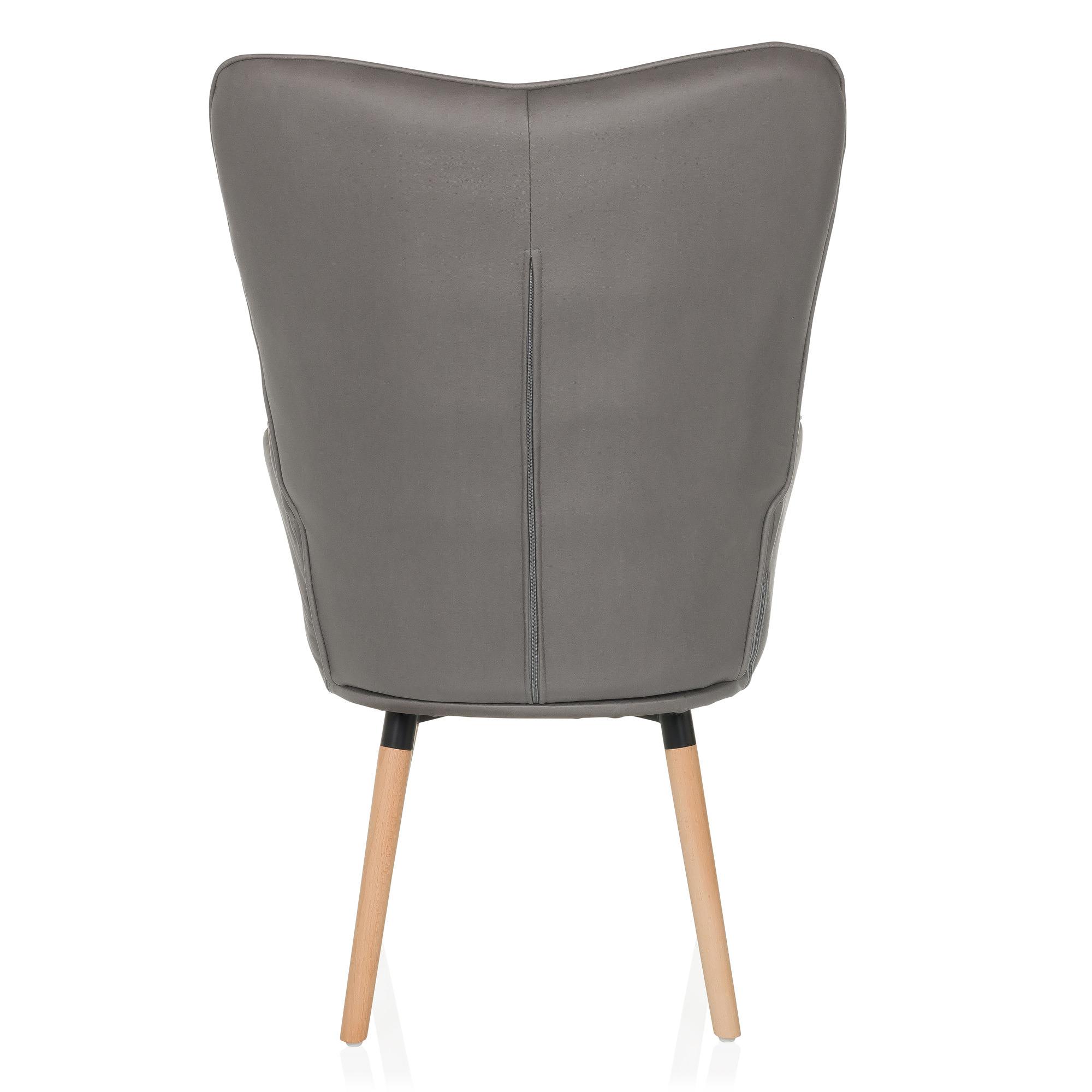 Havenio I Armchair Fabric Velvet Grey 7
