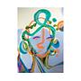 La cara de la Gracia Art Print Multicolored 1