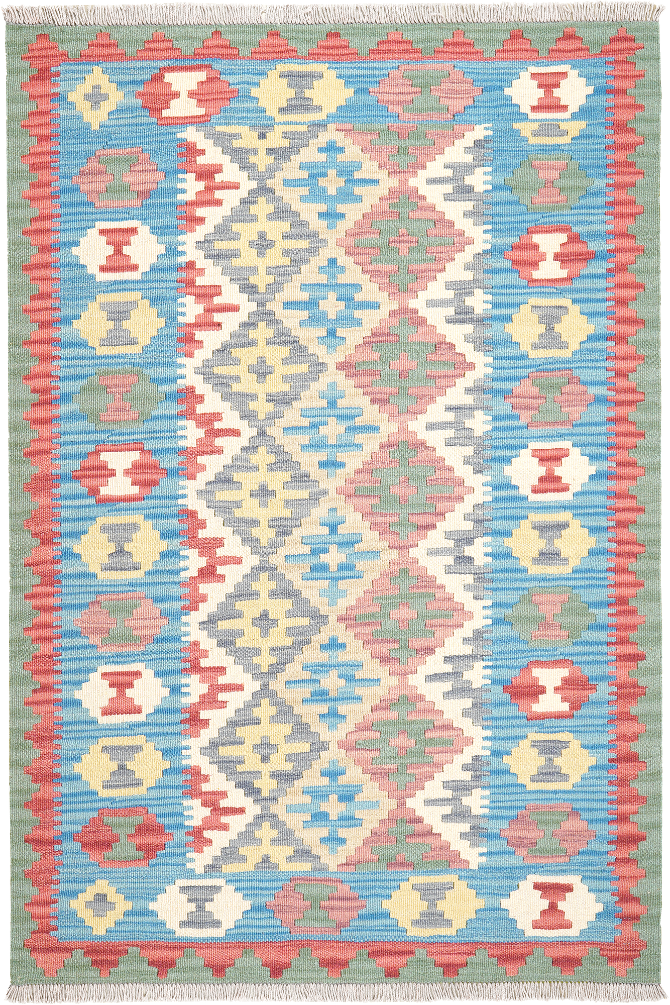 Kelim Gashgai Carpet Wool Multicolored 0