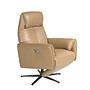 Relax Sessel 5086 Drehbar Leder Sand 1