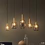 MOME Pendant Light 5-light Smoked Glass Grey 4