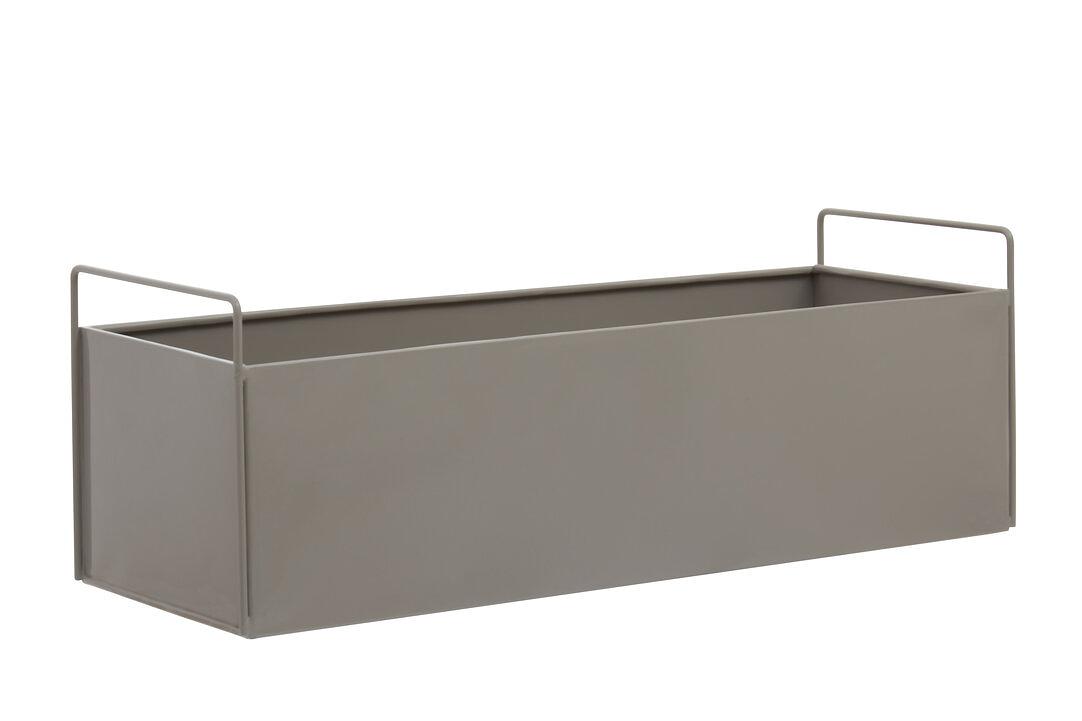 Ascher Wand-Pflanzkasten Grau
 6