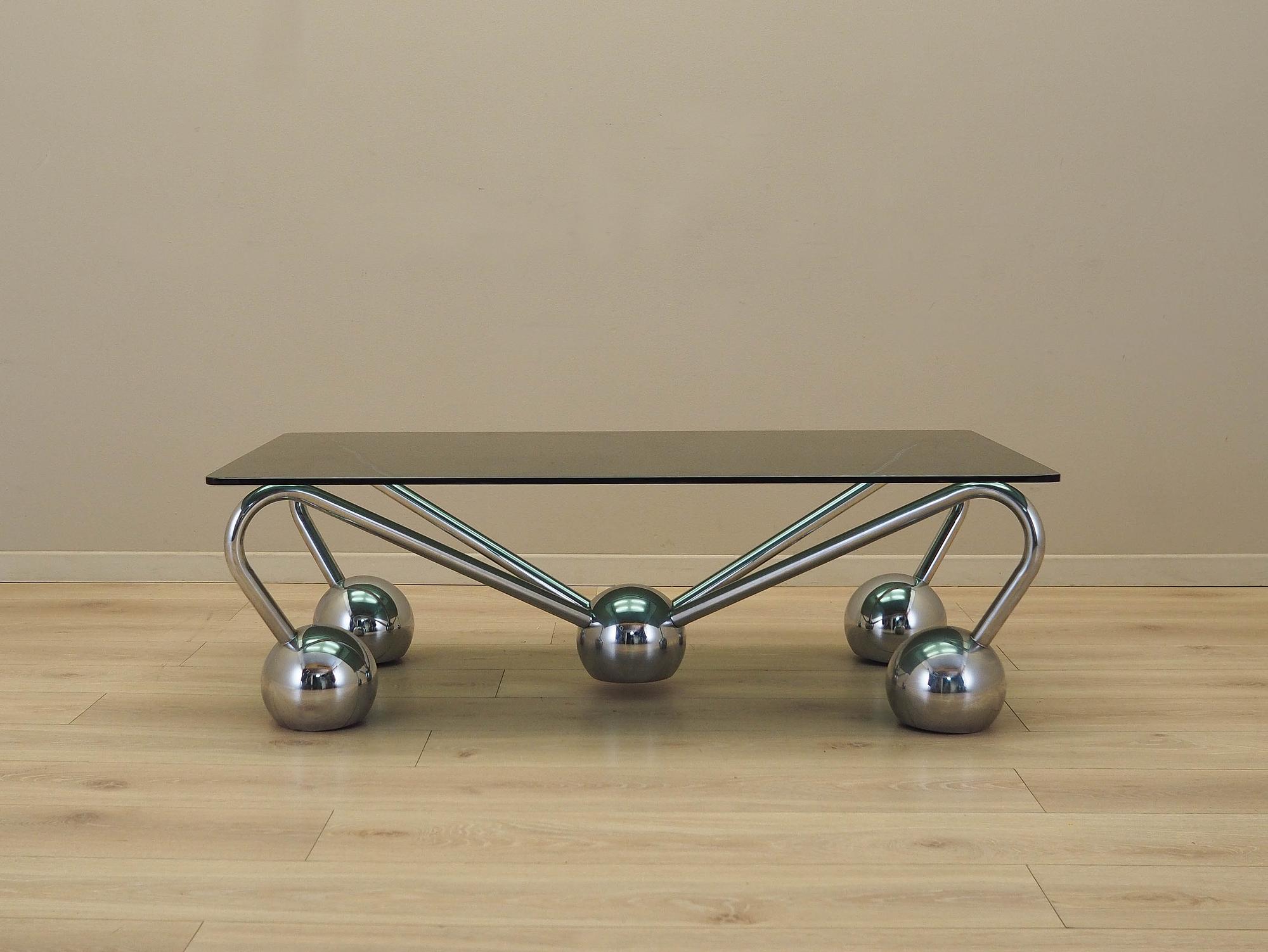 Coffee table Glass 1970s 1