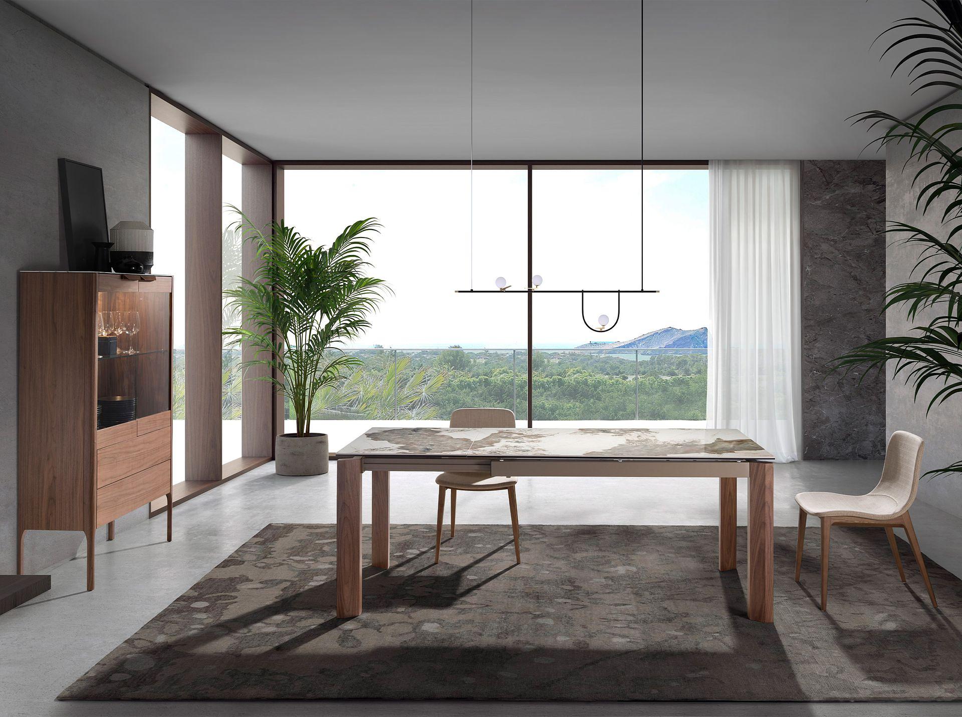 Sedia da pranzo legno beige 6