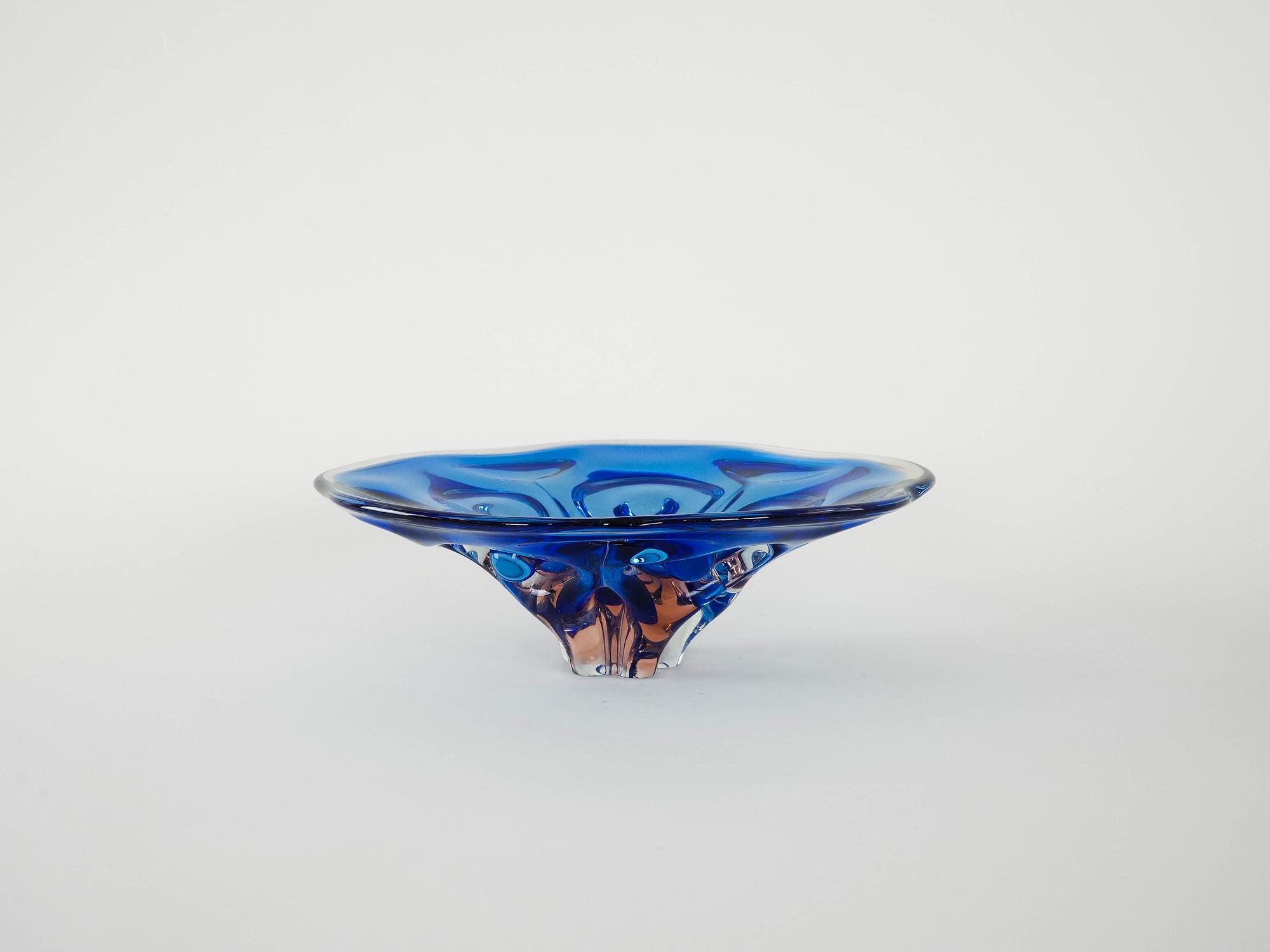 Cobalt bowl Blue 1970s 2