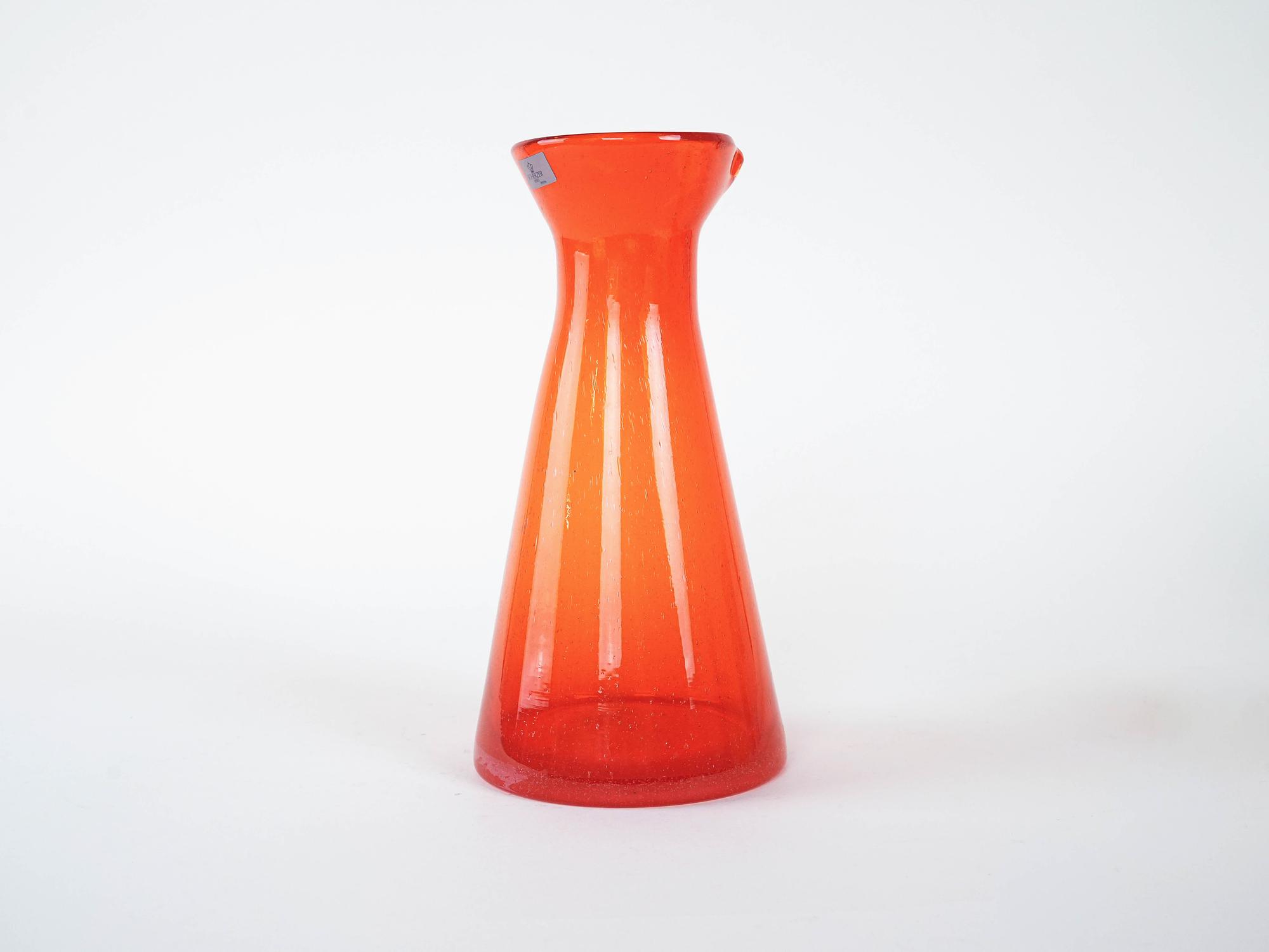 Glass and Carafe Set Multicolored 1980s 6