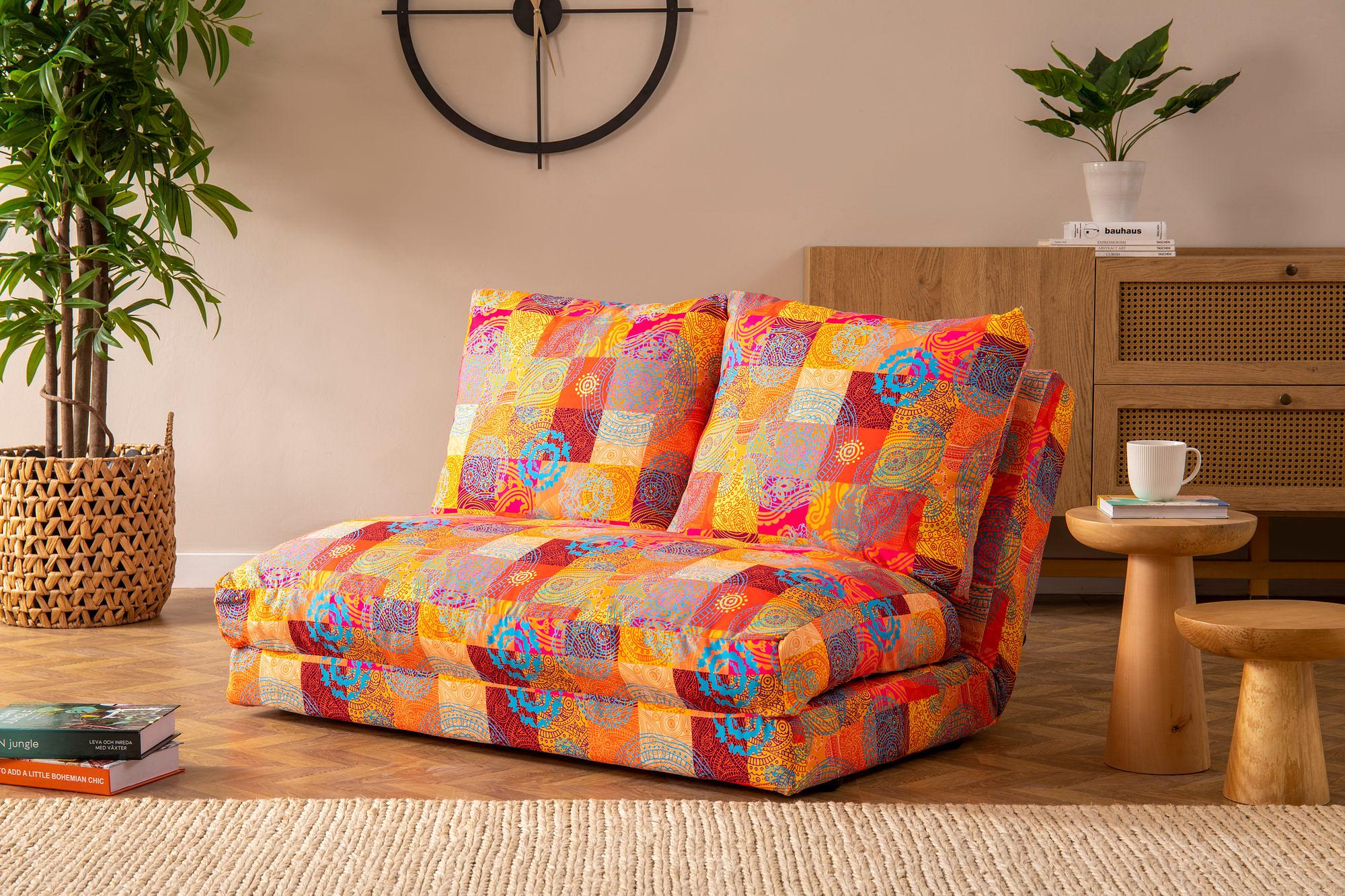 Taida Sofa Bed 2-seater Multicoloured 2