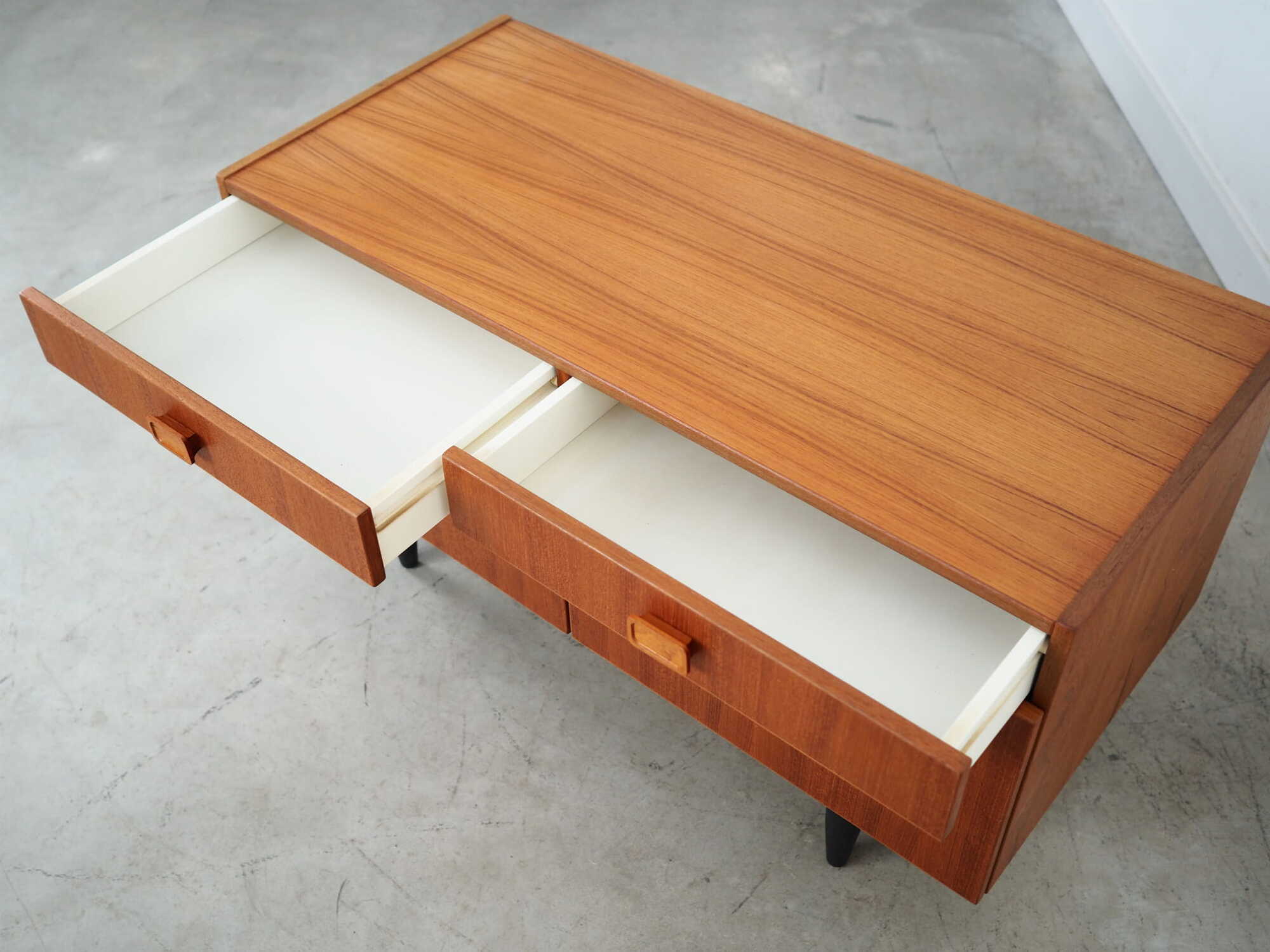 Vintage Cabinet Teak Wood Brown 1970s 9