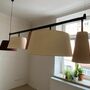 Pendelleuchte 5-flammig Textil Metall Mehrfarbig 3